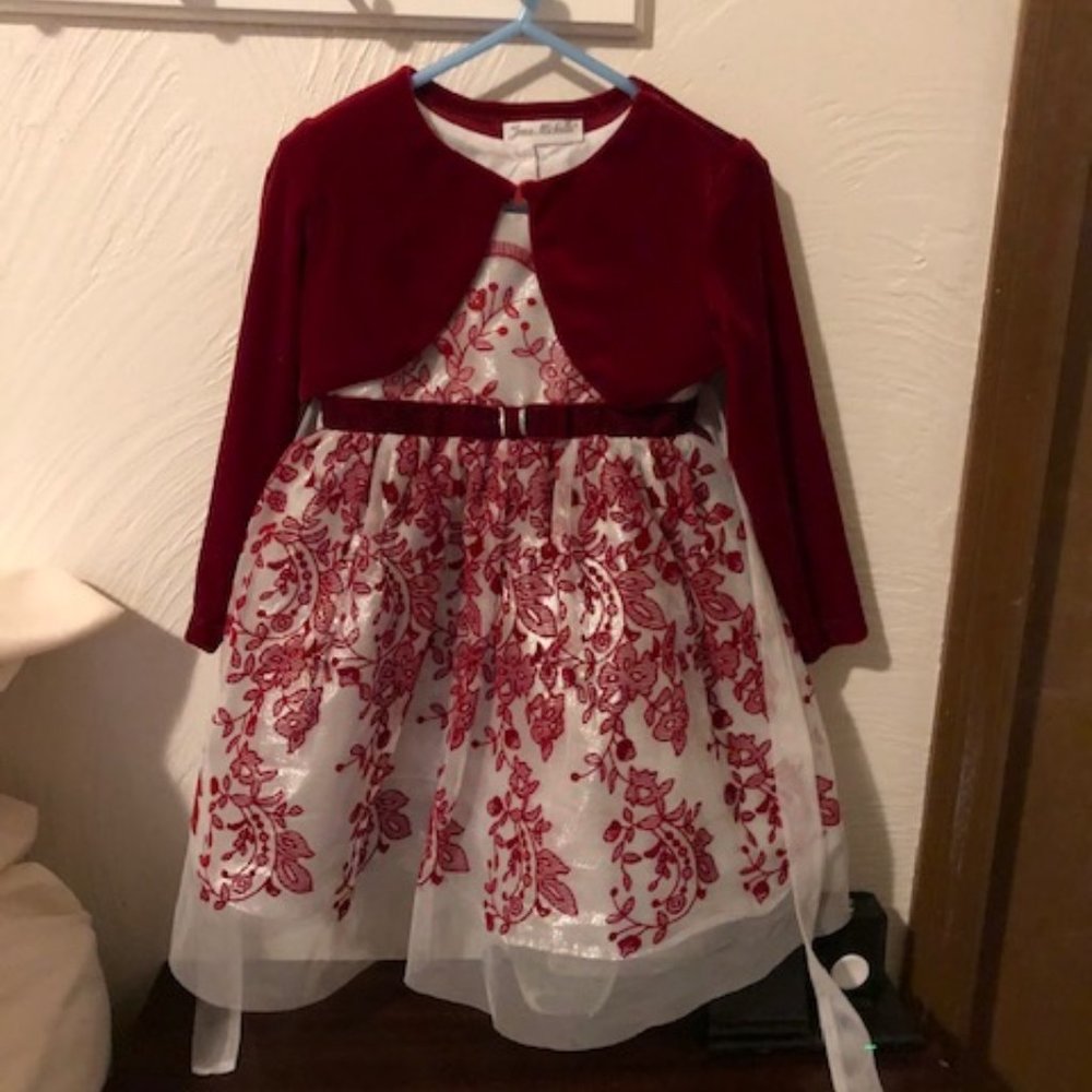 3T Jona Michelle Holiday Dress